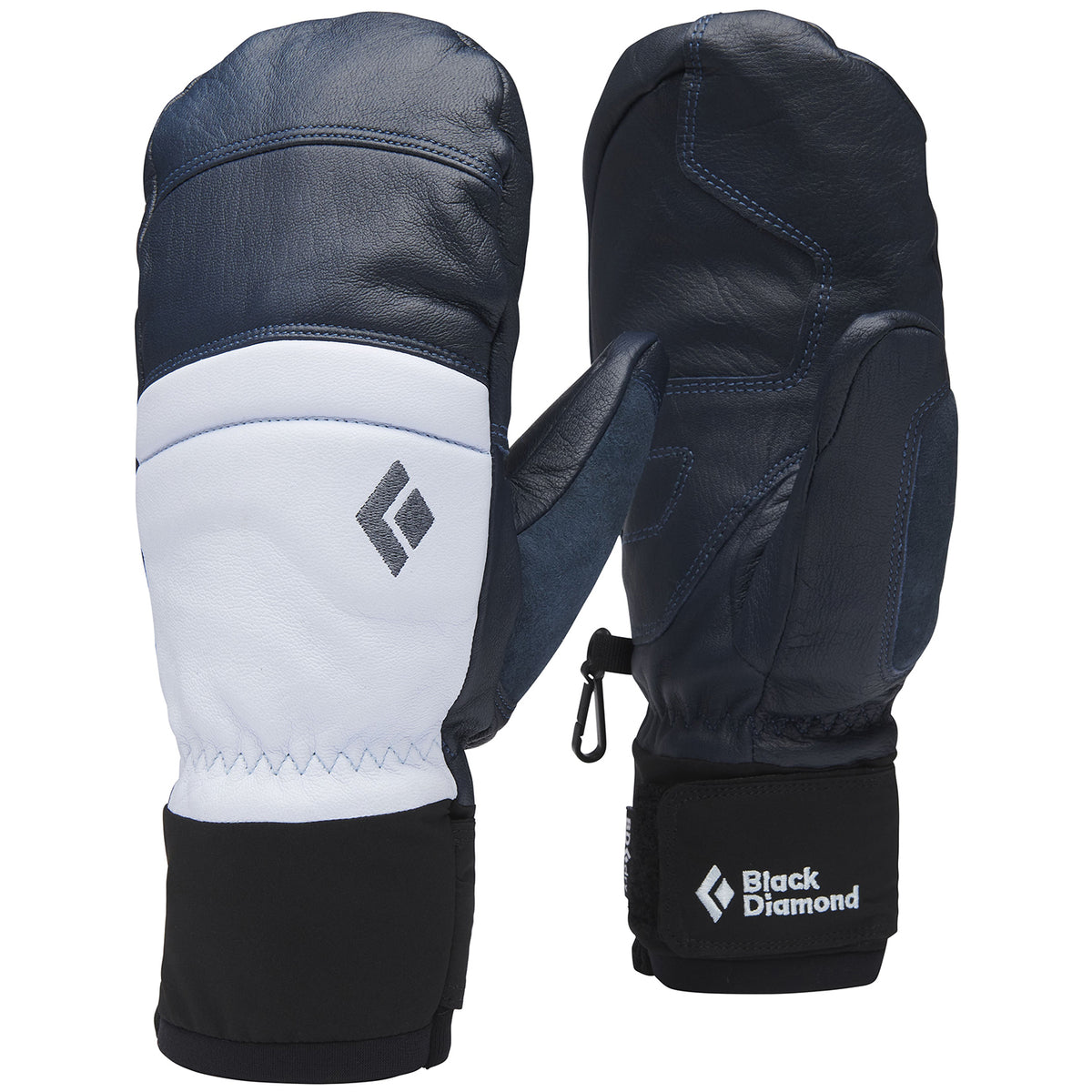 Black Diamond Spark Mittens - Women's Charcoal/Belay Blue