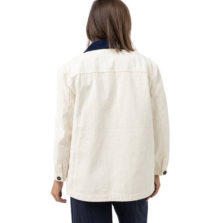 Rhythm Pearls Oversized Jacket - Women's Pearl