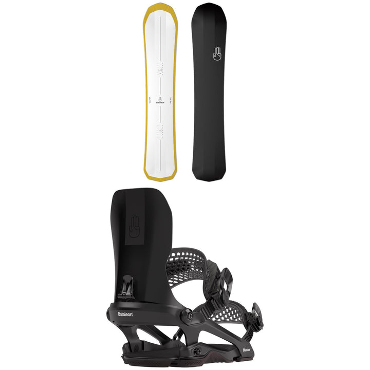 Bataleon Carver Snowboard + Blaster FullWrap Snowboard Bindings 2024