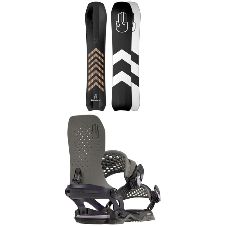 Bataleon Camel Two Snowboard + Astro Asymwrap Snowboard Bindings 2024