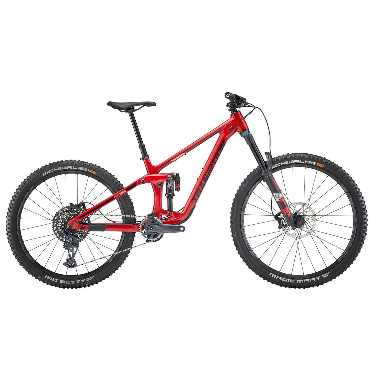 Transition Patrol Alloy GX Complete Mountain Bike 2023 Bonfire Red