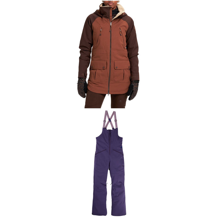 Burton Prowess Jacket + Reserve Stretch Bibs - Women's 2023