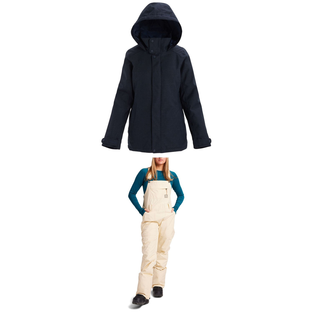 Burton Jet Set Jacket + GORE-TEX Avalon Bibs - Women's 2022