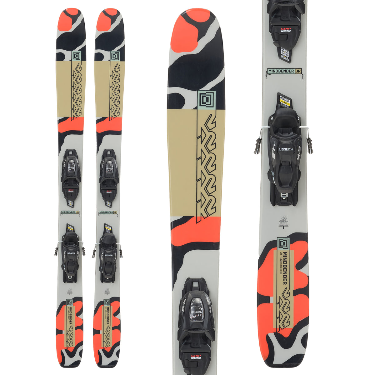 K2 Mindbender Jr Skis + FDT 7.0 Bindings - Kids' 2024