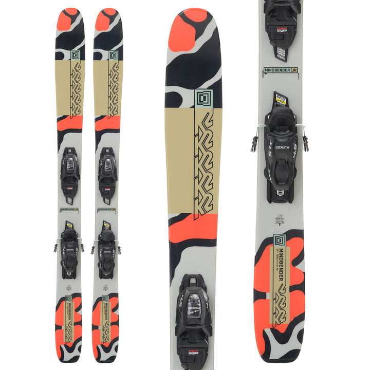 K2 Mindbender Jr Skis + FDT 7.0 Bindings - Kids' 2024