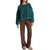 Rhythm Reverse Slouch Fleece Sweatshirt - Women's Sea Green