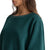 Rhythm Reverse Slouch Fleece Sweatshirt - Women's Sea Green
