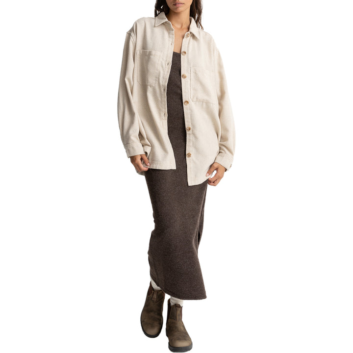 Rhythm Oyster Shacket - Women's Cream