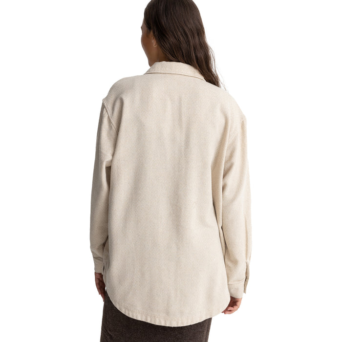 Rhythm Oyster Shacket - Women's Cream