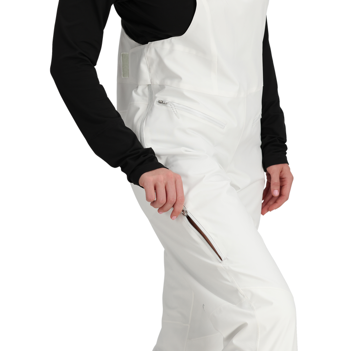 Obermeyer Bliss Bib Short Pants - Women's White