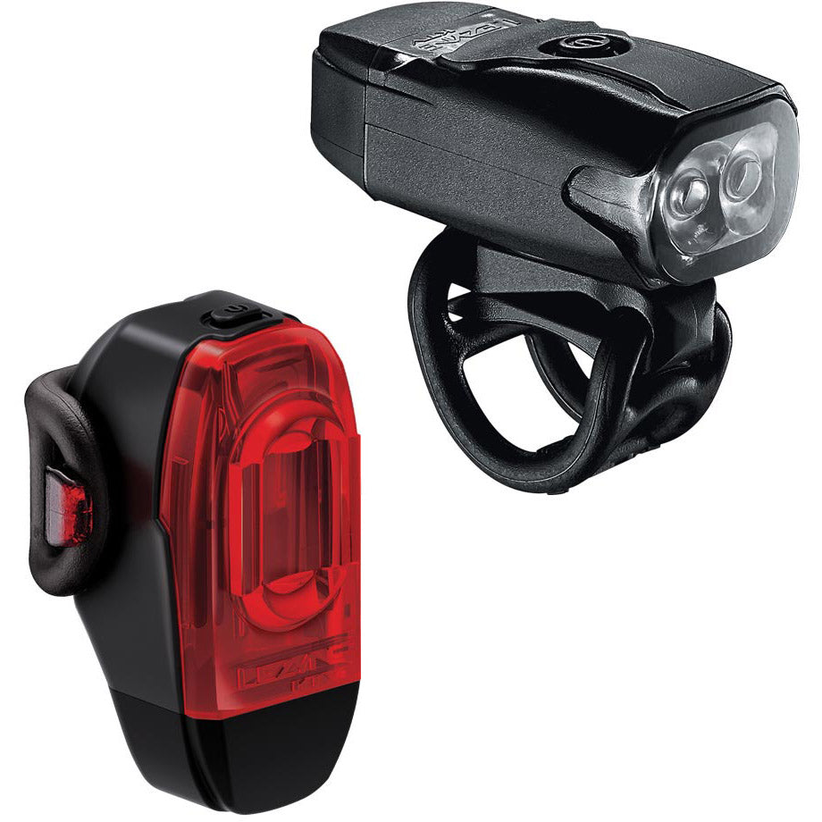 Lezyne KTV Drive / KTV Drive+ Bike Light Set Black