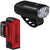 Lezyne Lite Drive 1200+ / Strip Drive Pro 400+ Bike Light Set Satin Black/Black