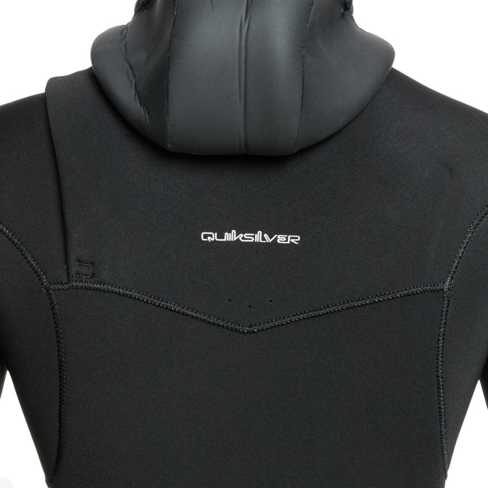 Quiksilver 4/3 Everyday Sessions Chest Zip Hooded Wetsuit - Boys' Black