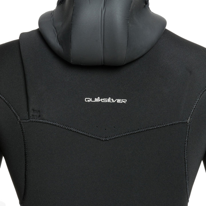 Quiksilver 4/3 Everyday Sessions Chest Zip Hooded Wetsuit - Boys' Black