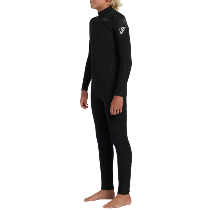 Quiksilver 4/3 Prologue Back Zip GBS Wetsuit - Boys' Black