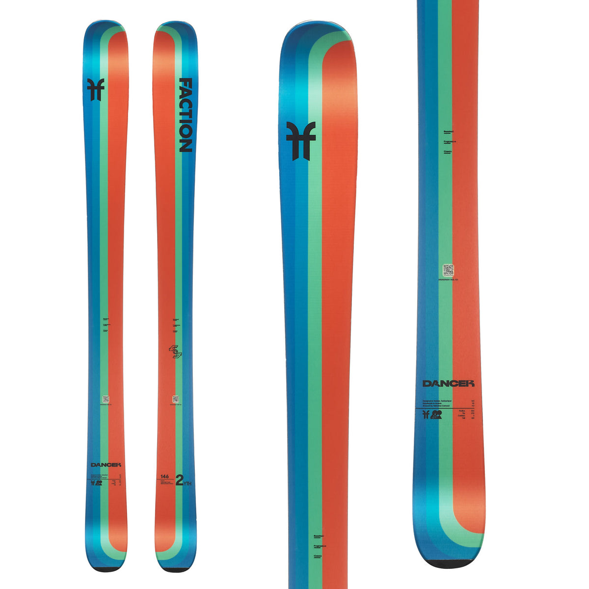 Faction Dancer 2 YTH Skis - Kids' 2024