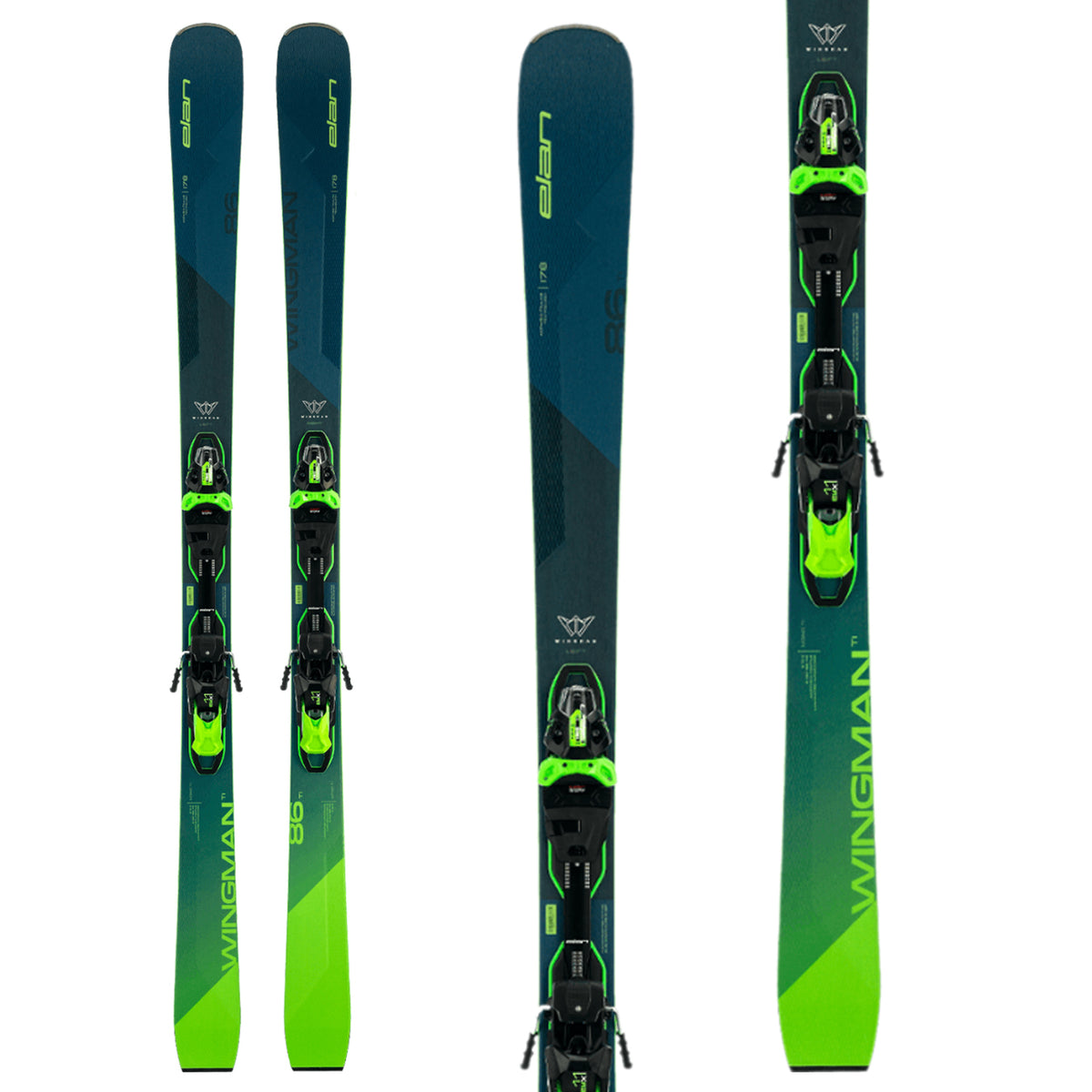 Elan Wingman 86 Ti Skis + FX EMX 11.0 GW Bindings