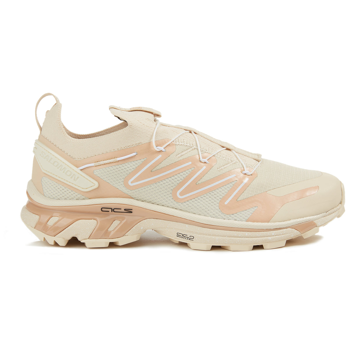 Salomon XT-Rush 2 Shoes - Unisex Bleached Sand/Hazelnut/White