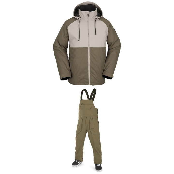 Volcom 2836 Insulated Jacket + Roan Bibs 2023