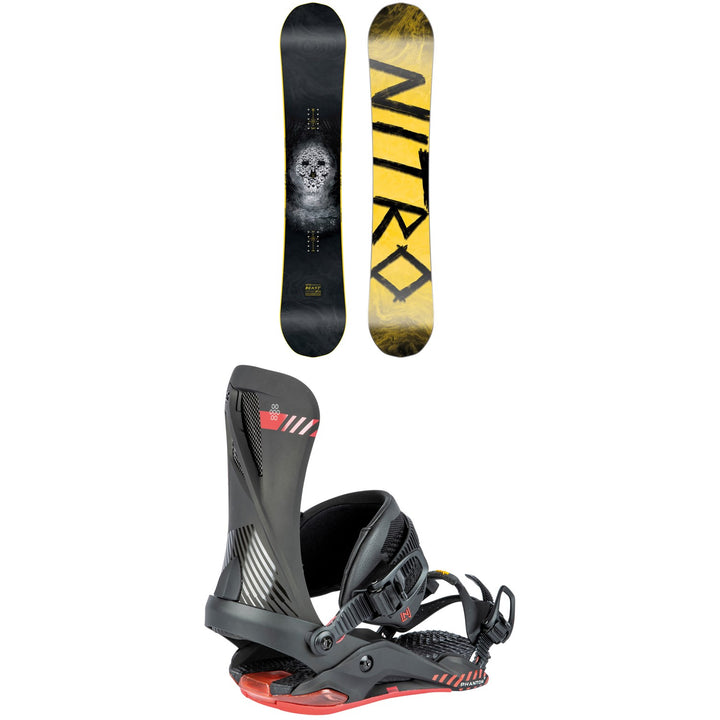Nitro Beast Snowboard + Phantom + Snowboard Bindings 2024