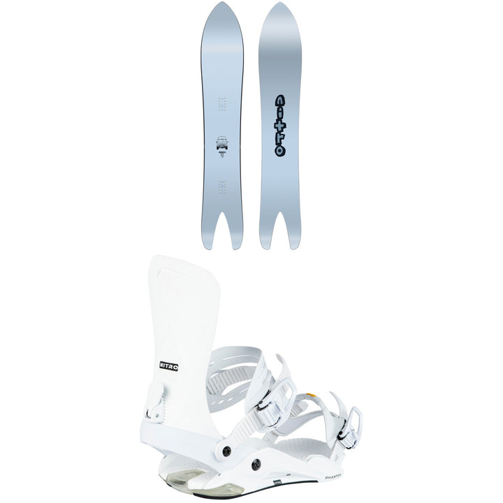 Nitro Cannon Snowboard + Phantom Snowboard Bindings 2024