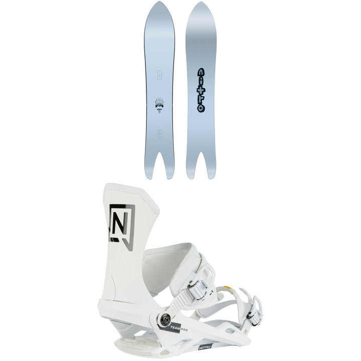 Nitro Cannon Snowboard + Team Pro Snowboard Bindings 2024