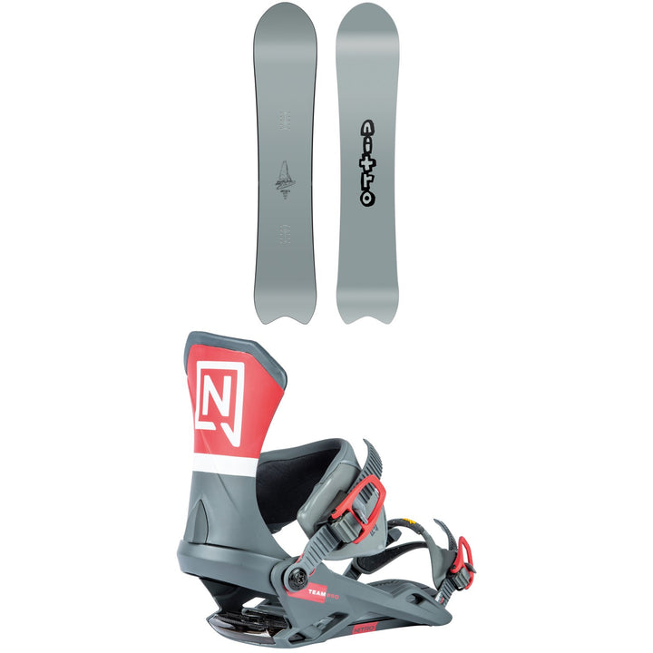 Nitro Dinghy Snowboard + Team Pro Snowboard Bindings 2024
