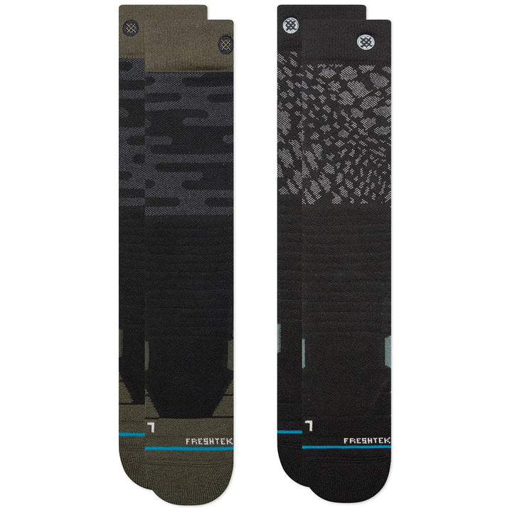 Stance Black Diamond 2-Pack Snow Socks Black