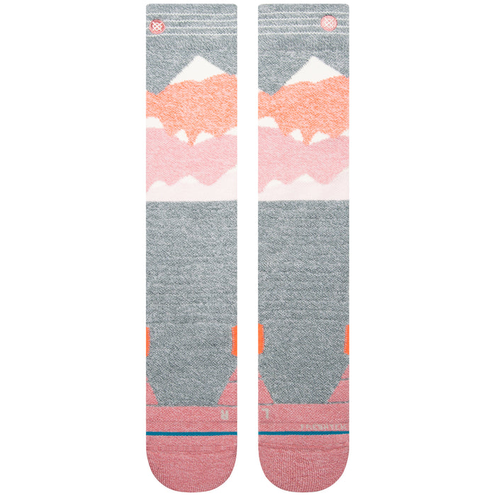 Stance Lonely Peaks Snow Socks Dusty Rose
