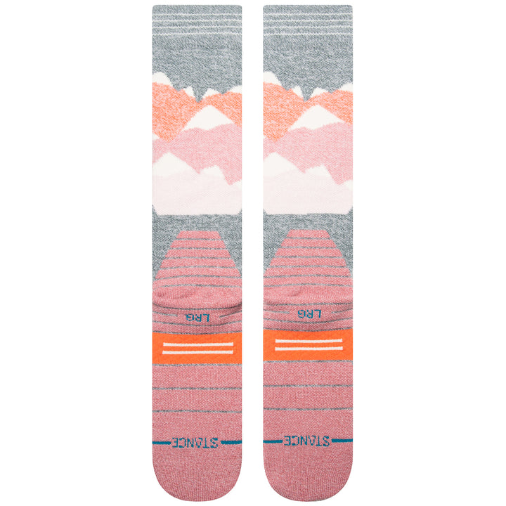 Stance Lonely Peaks Snow Socks Dusty Rose