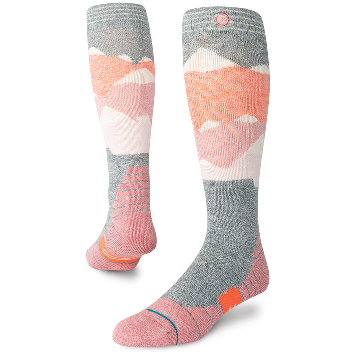 Stance Lonely Peaks Snow Socks Dusty Rose