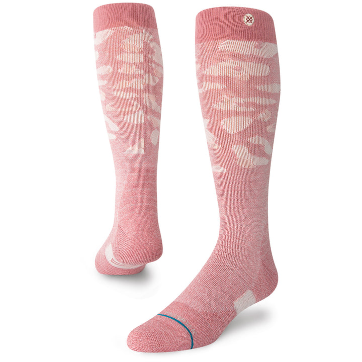 Stance Snowed Inn Snow Socks Dusty Rose