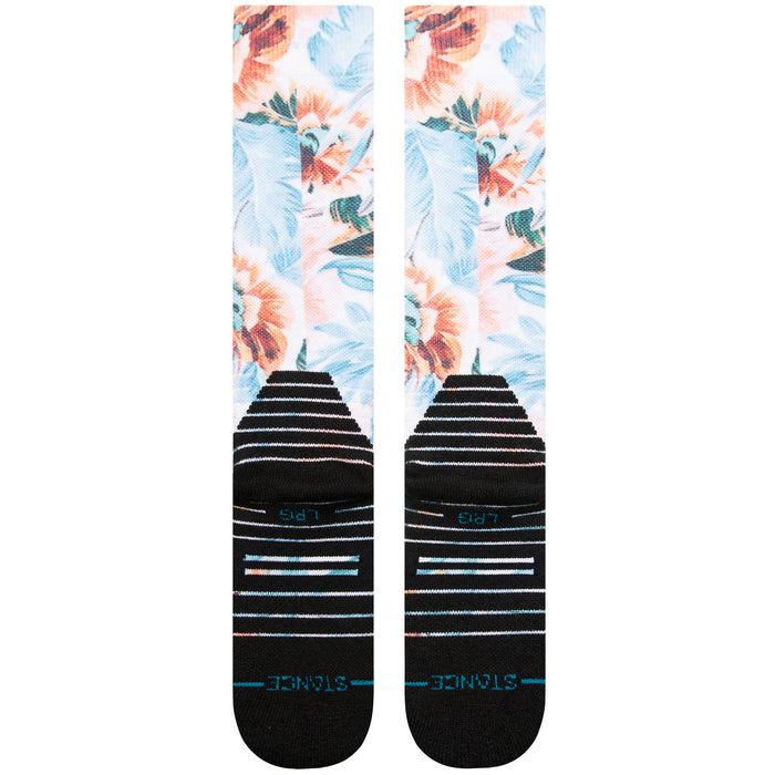 Stance Flowerful Snow Socks - Kids' White