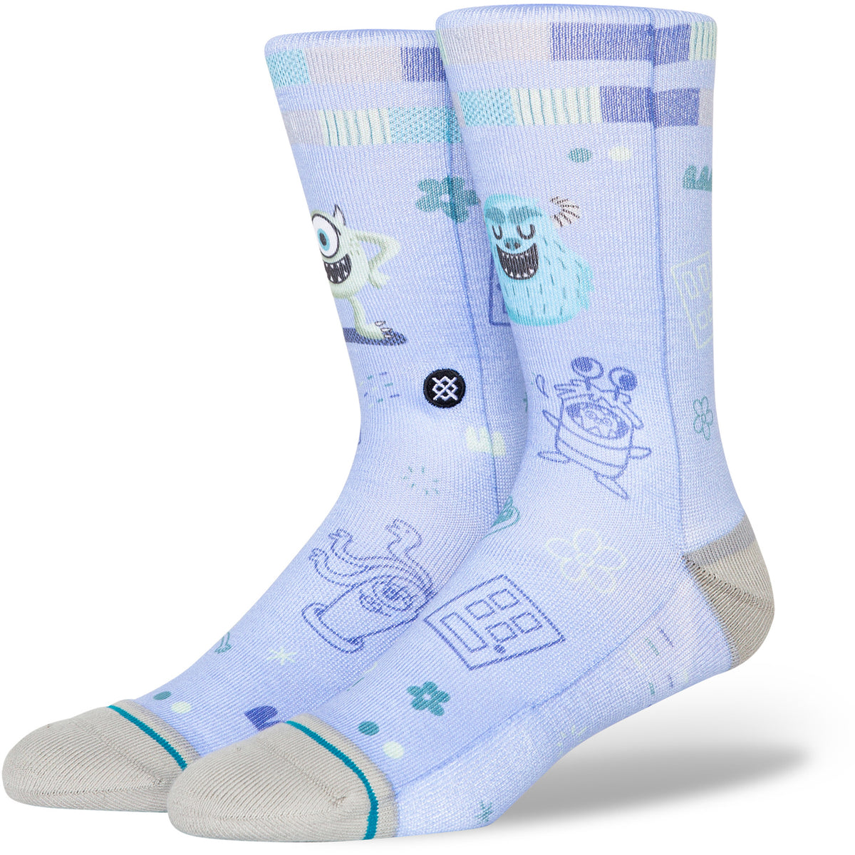 Stance Monsters by R Bubnis Socks Purple