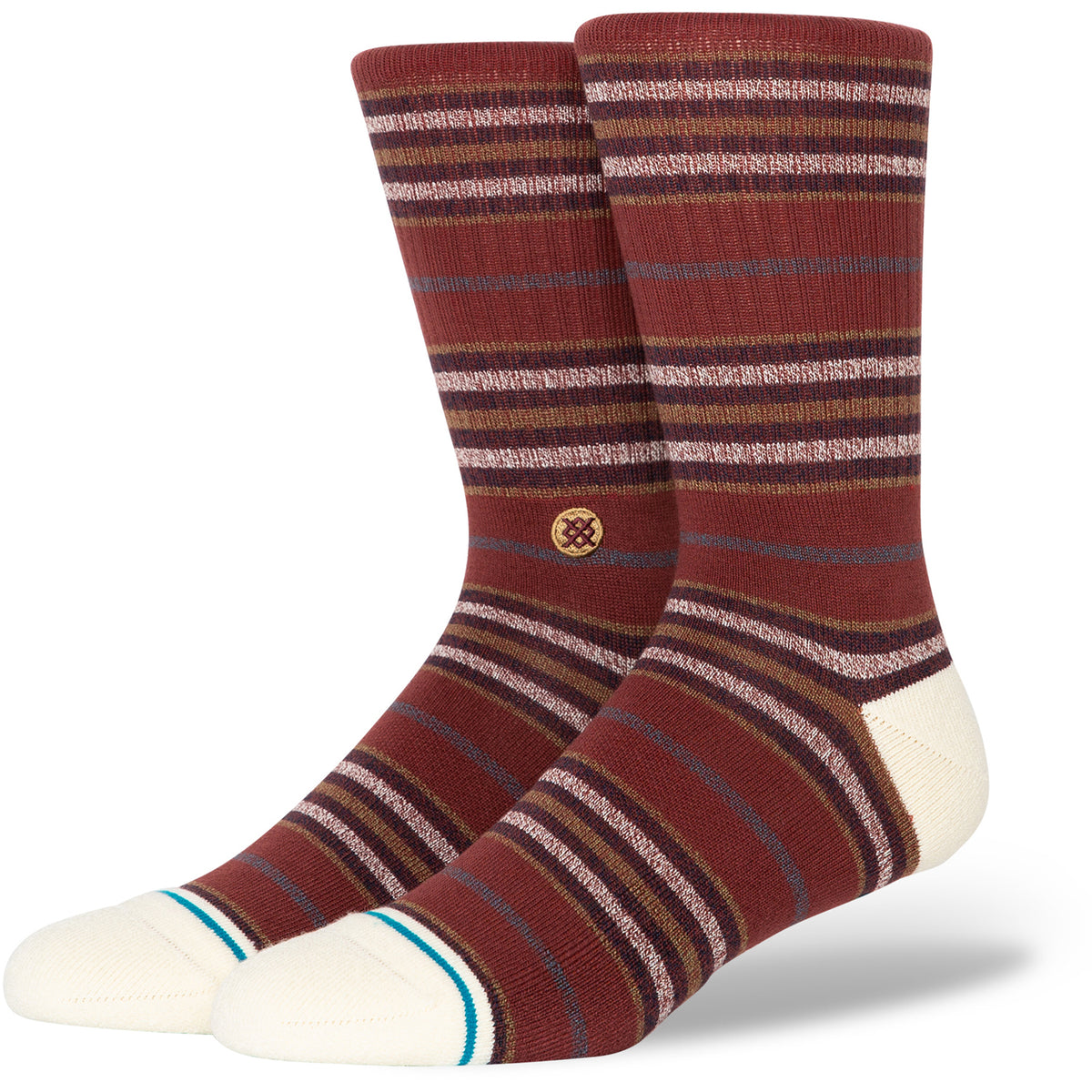 Stance Wilfred Socks Maroon