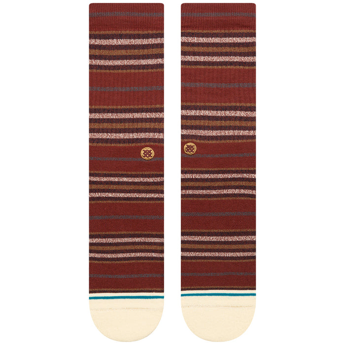 Stance Wilfred Socks Maroon