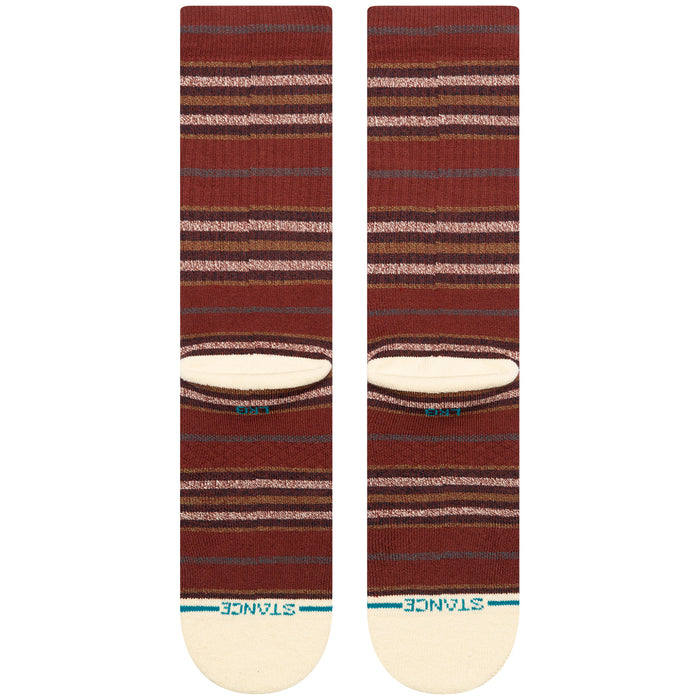 Stance Wilfred Socks Maroon