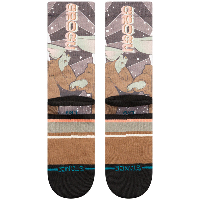 Stance Grogu by Jaz Socks - Kids' Splatter Grey