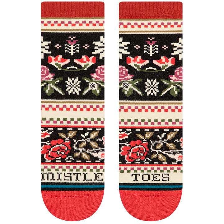 Stance Mistle Toes Socks - Kids' Red