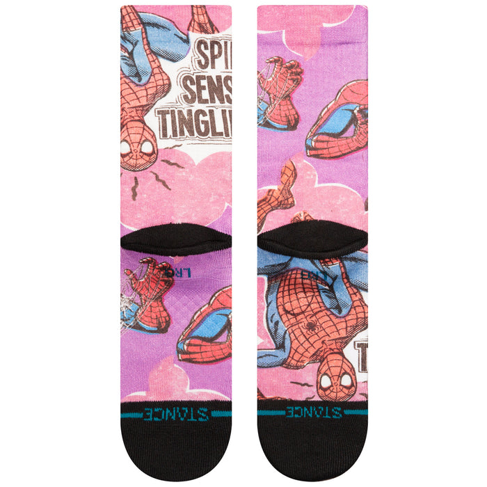 Stance Spidey Senses Socks - Kids' Magenta