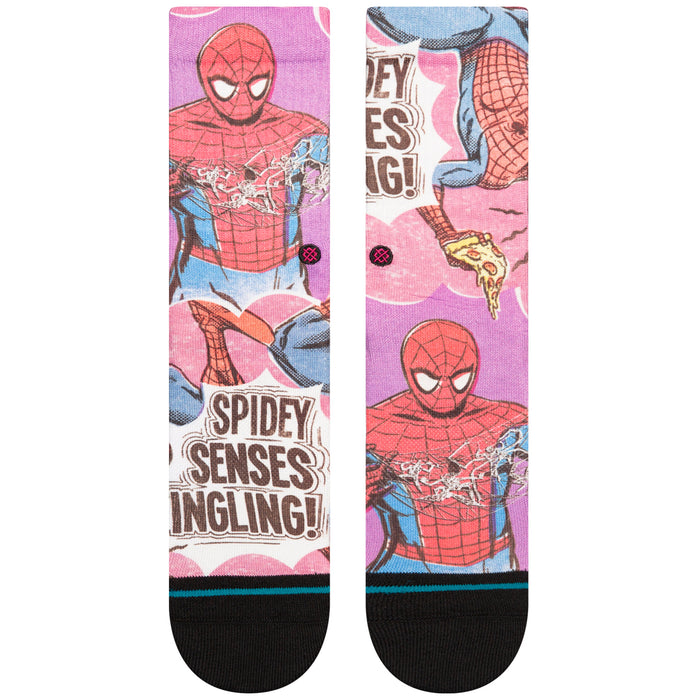 Stance Spidey Senses Socks - Kids' Magenta