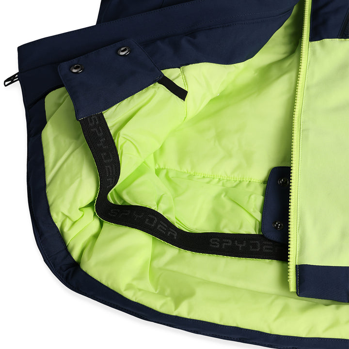 Spyder Leader Jacket - Boys' Lime Ice