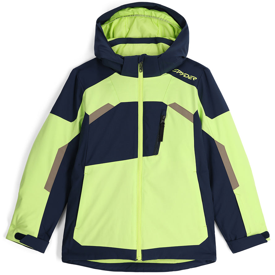 Spyder Leader Jacket - Boys' Lime Ice