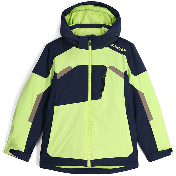 Spyder Leader Jacket - Boys' Lime Ice
