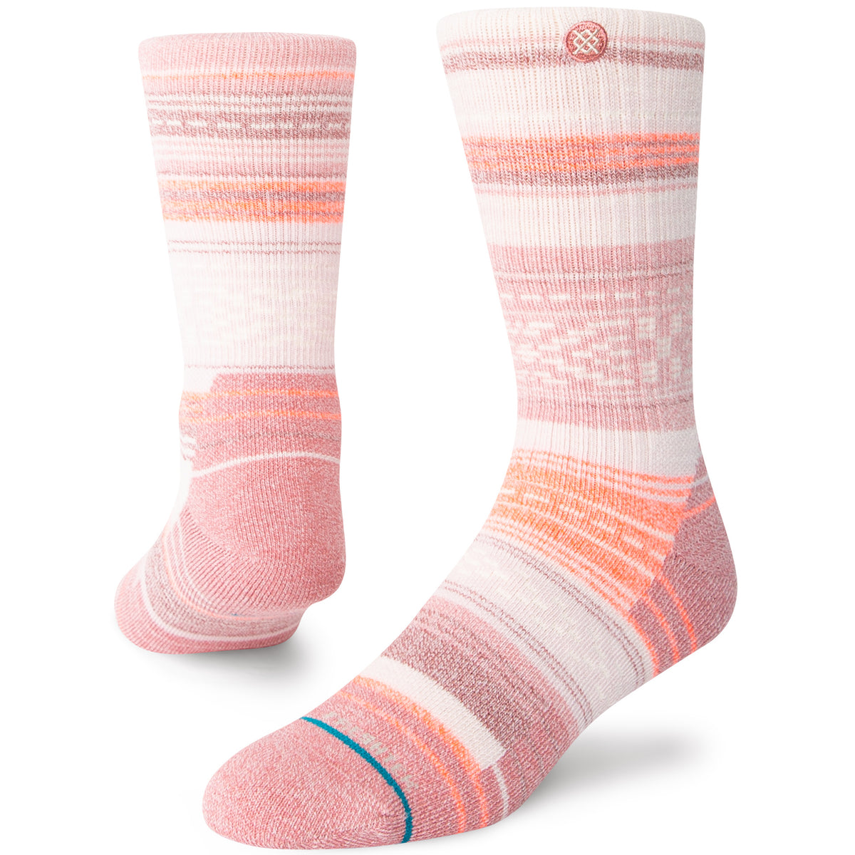 Stance Windy Pass Socks - Unisex Dusty Rose