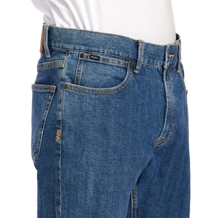RVCA Weekend Denim Jeans - Men's Light Vintage Wash