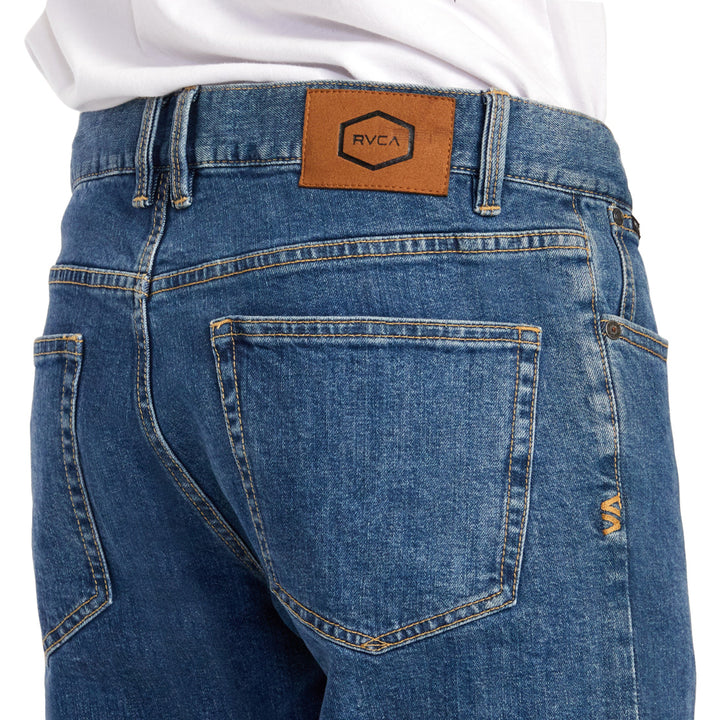 RVCA Weekend Denim Jeans - Men's Light Vintage Wash