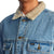 RVCA Waylon Denim Trucker Jacket - Men's Bleached Indigo