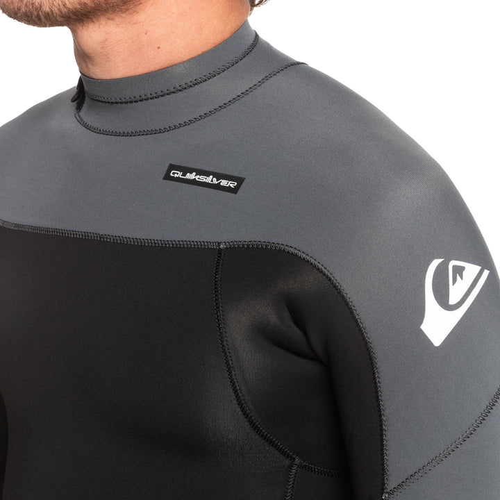 Quiksilver 3/2 Everyday Sessions Back Zip Wetsuit Black Gun Metal
