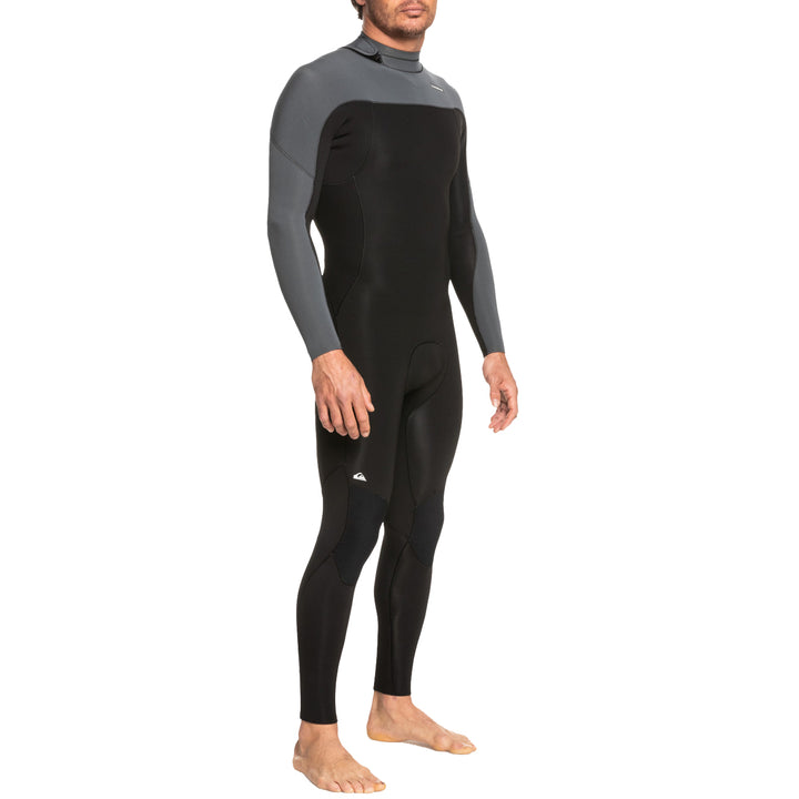 Quiksilver 3/2 Everyday Sessions Back Zip Wetsuit Black Gun Metal
